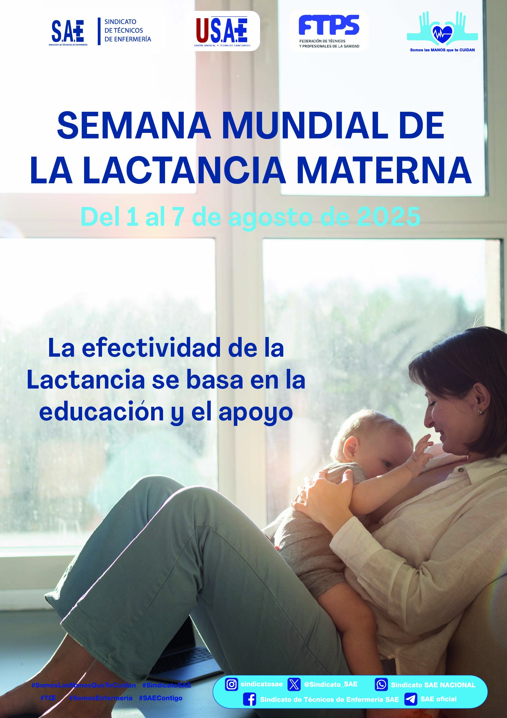 LA EFECTIVIDAD DE LA LACTANCIA SE BASA EN LA EDUCACIÓN Y EL APOYO DE LOS AGENTES IMPLICADOS
