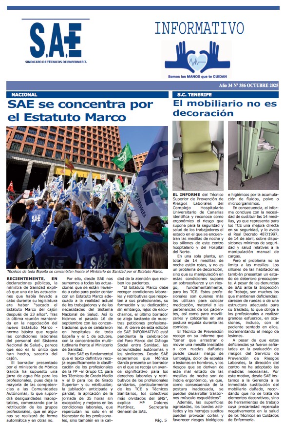 Informativo Acción Sindical SAE