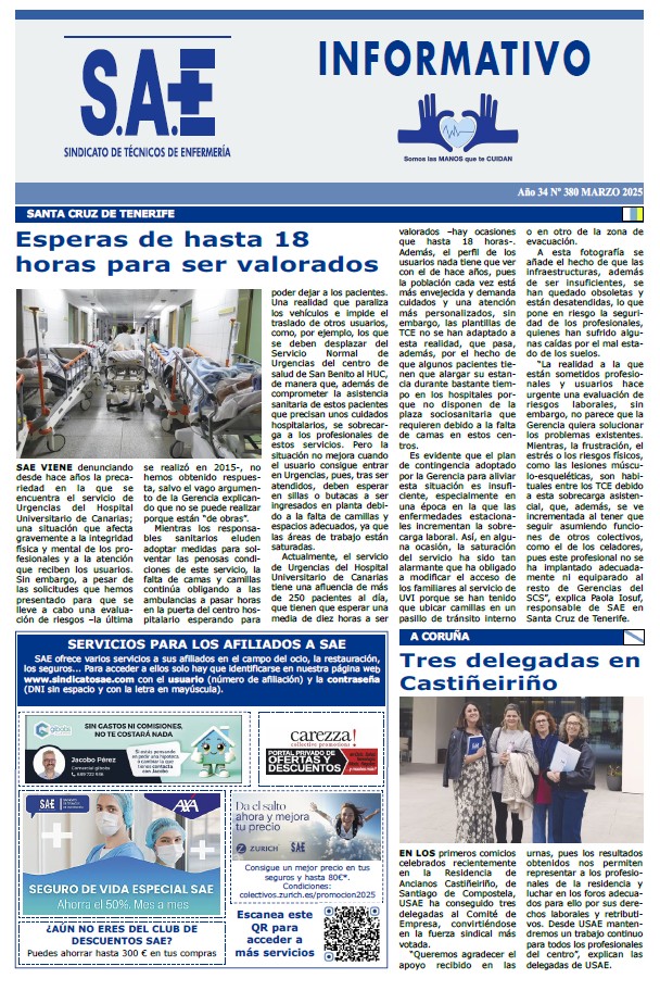 Informativo Acción Sindical SAE