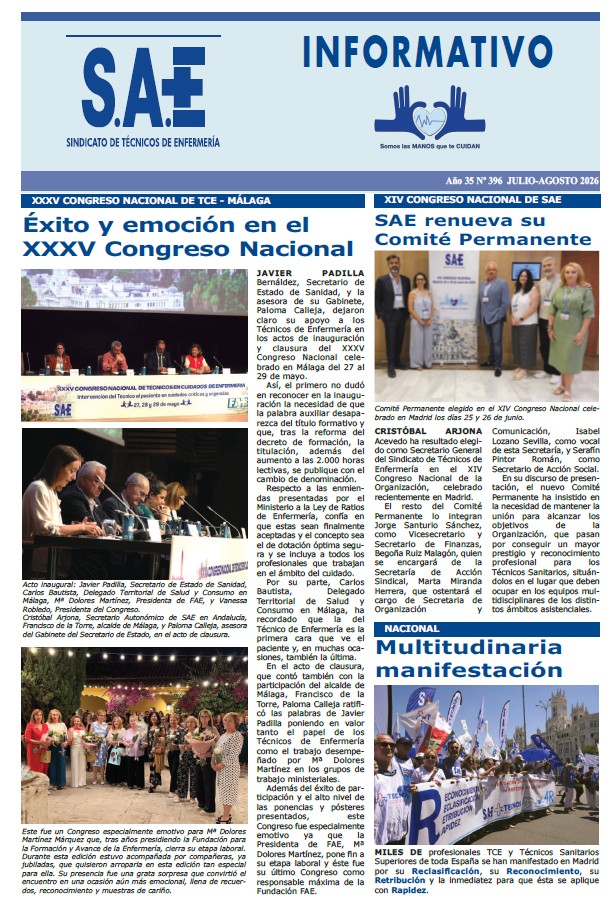 Informativo Acción Sindical SAE