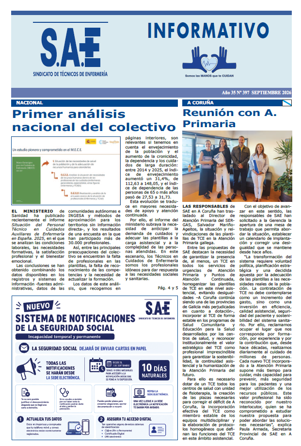 Informativo Acción Sindical SAE